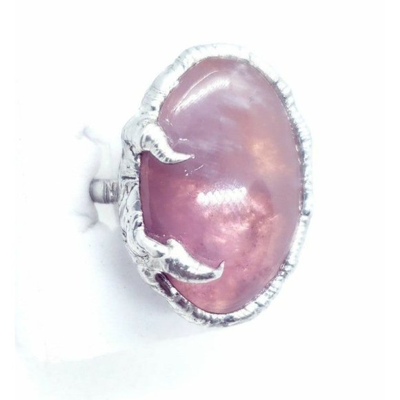 Amethyst Crystal Ring Handmade - Picture 11 of 12